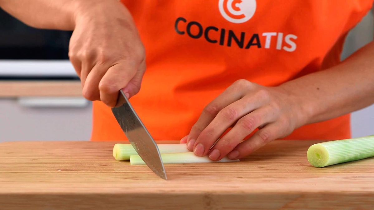 Receta de crema de marisco  paso 1