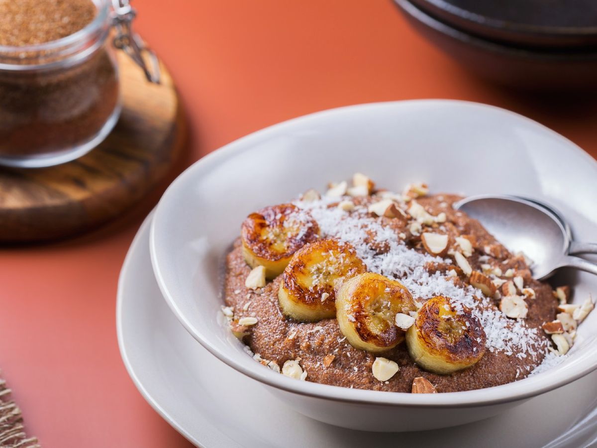 Puedes comer el teff en gachas, como si fuera avena