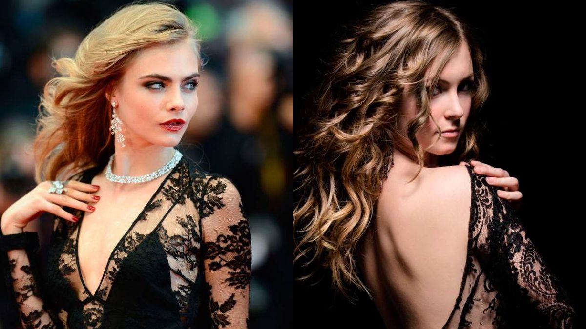 Vestidos de encaje negro con transparencias / Fotos: Pinterest