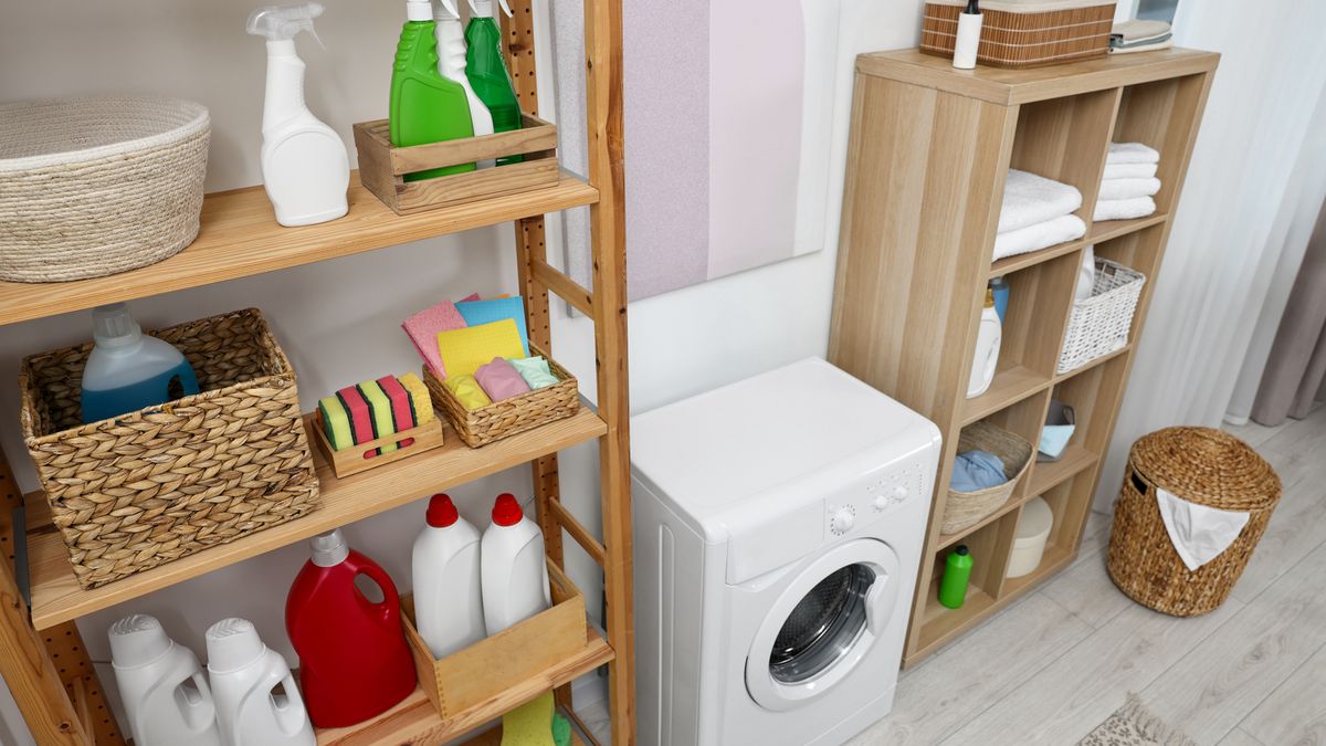 Aprovecha para decorar el lavadero