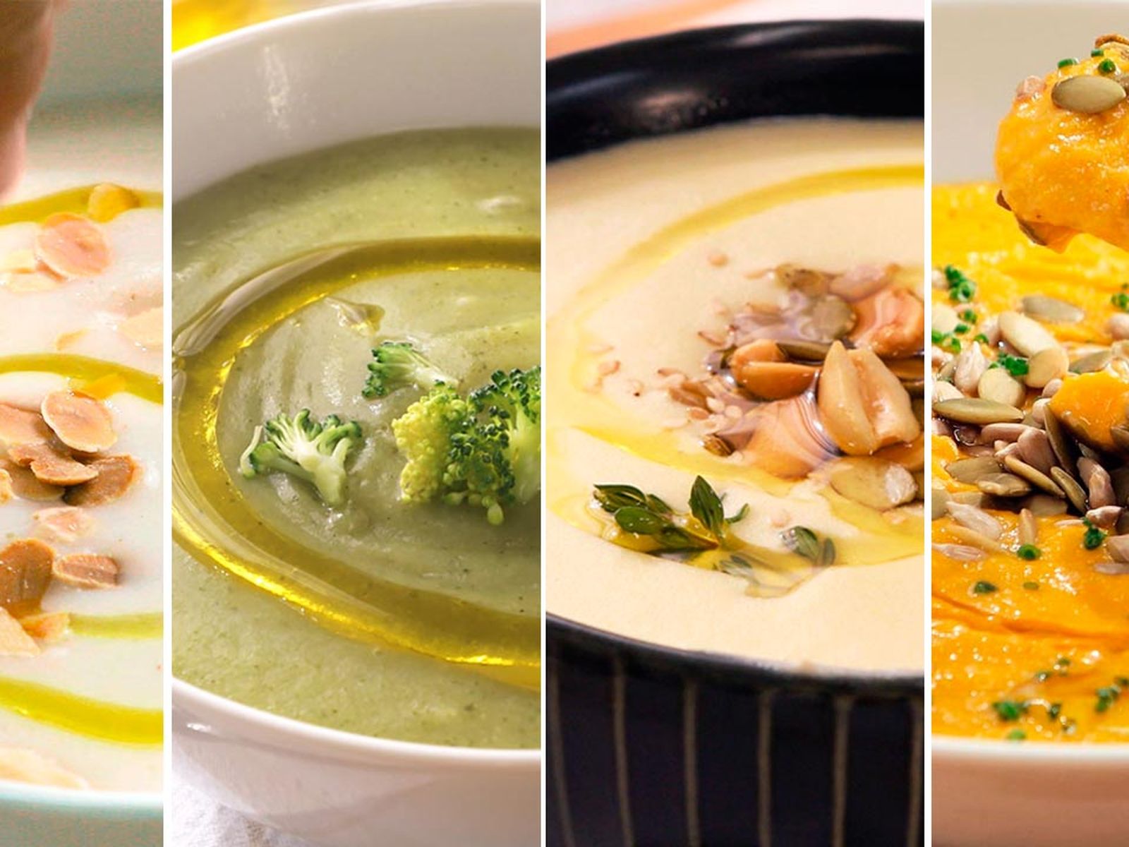 Cremas de verduras para cenar ligero