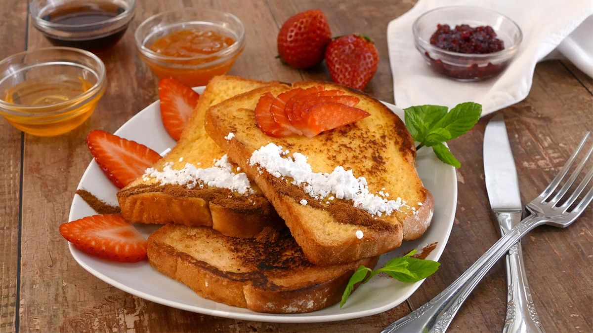 Receta de tostadas francesas