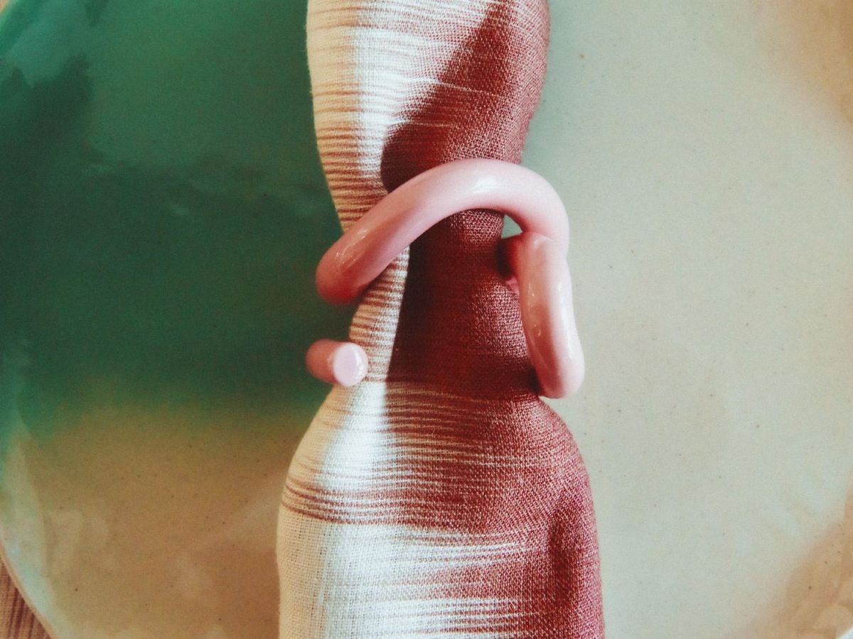 Servilleteros de cerámica Zara Home x Collagerie