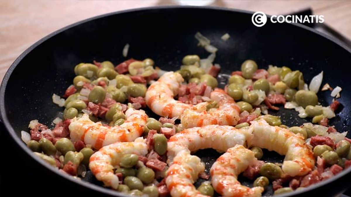 Receta de ensalada de quinoa y gambas  paso 4