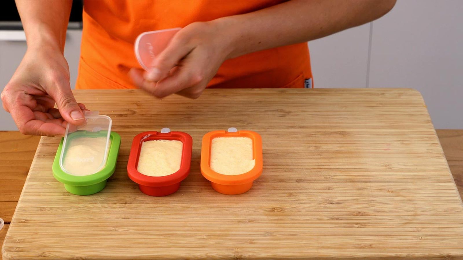 Receta de polos de melocotón y yogur natural paso 3 Receta de polos de melocotón y yogur natural paso 3