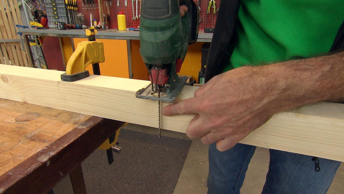 Taburete macizo paso 1