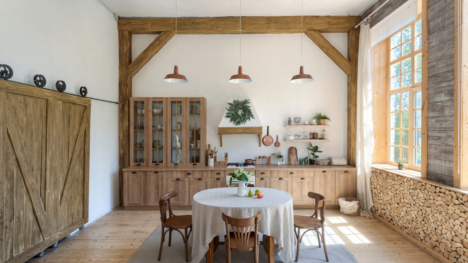 Los muebles rústicos de madera son una forma ideal de añadir calidez y carácter