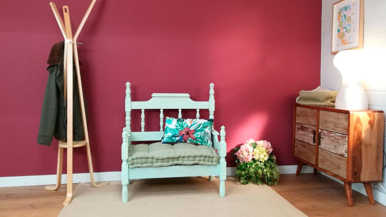 Cómo hacer un sillón provenzal con un cabecero paso 14