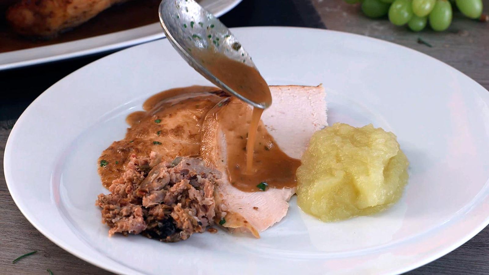 Receta de pavo relleno al horno  paso 7
