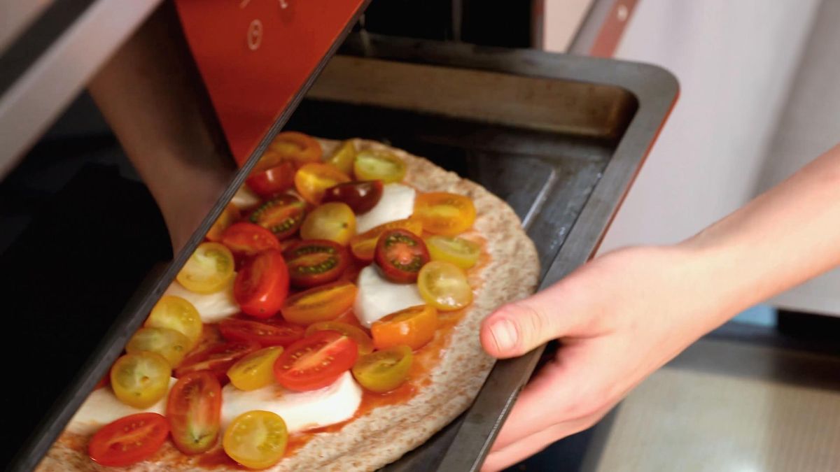 Receta de pizza integral vegetariana   paso 6