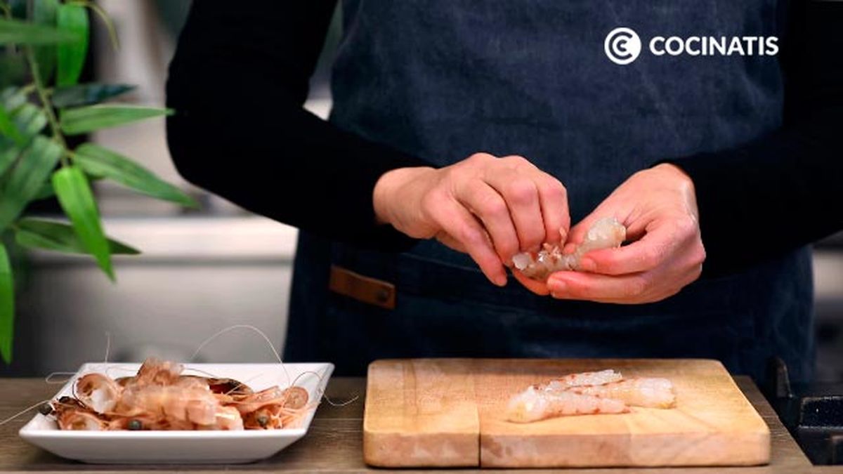 Receta de ensalada de quinoa y gambas  paso 3
