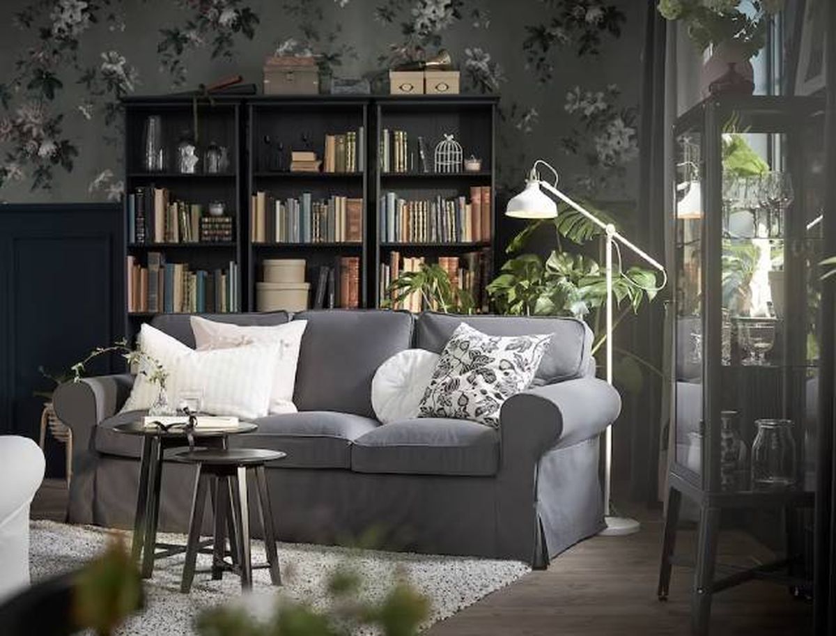 sofa ektorp Hallarp gris ikea
