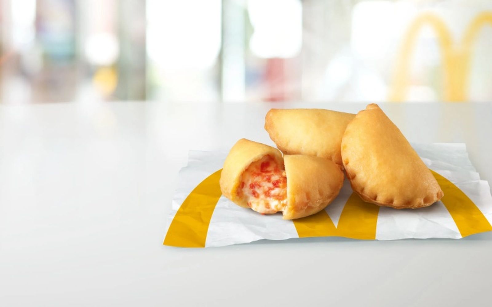 En los McDonald's de Italia puedes encontrar los tradicionales panzerotti En los McDonald's de Italia puedes encontrar los tradicionales panzerotti