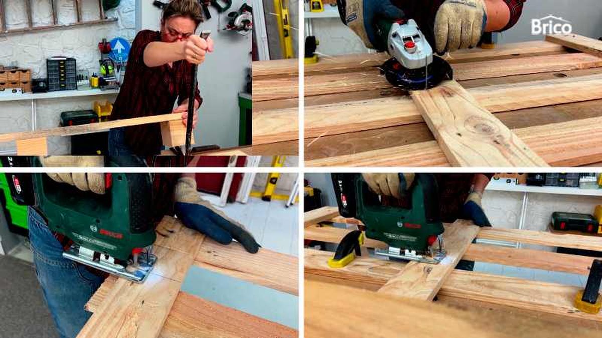 Primeros pasos para hacer sillones con palets