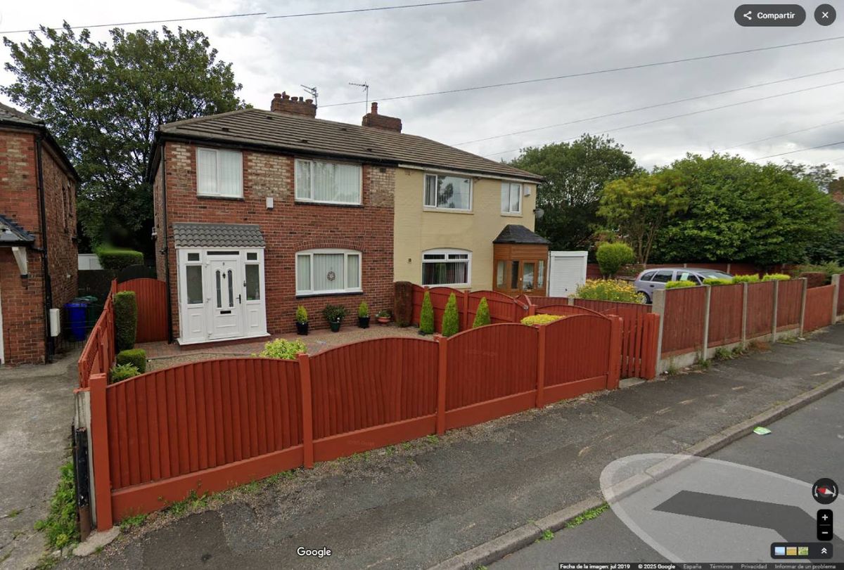 Casa de la infancia de los Gallagher en Manchester.