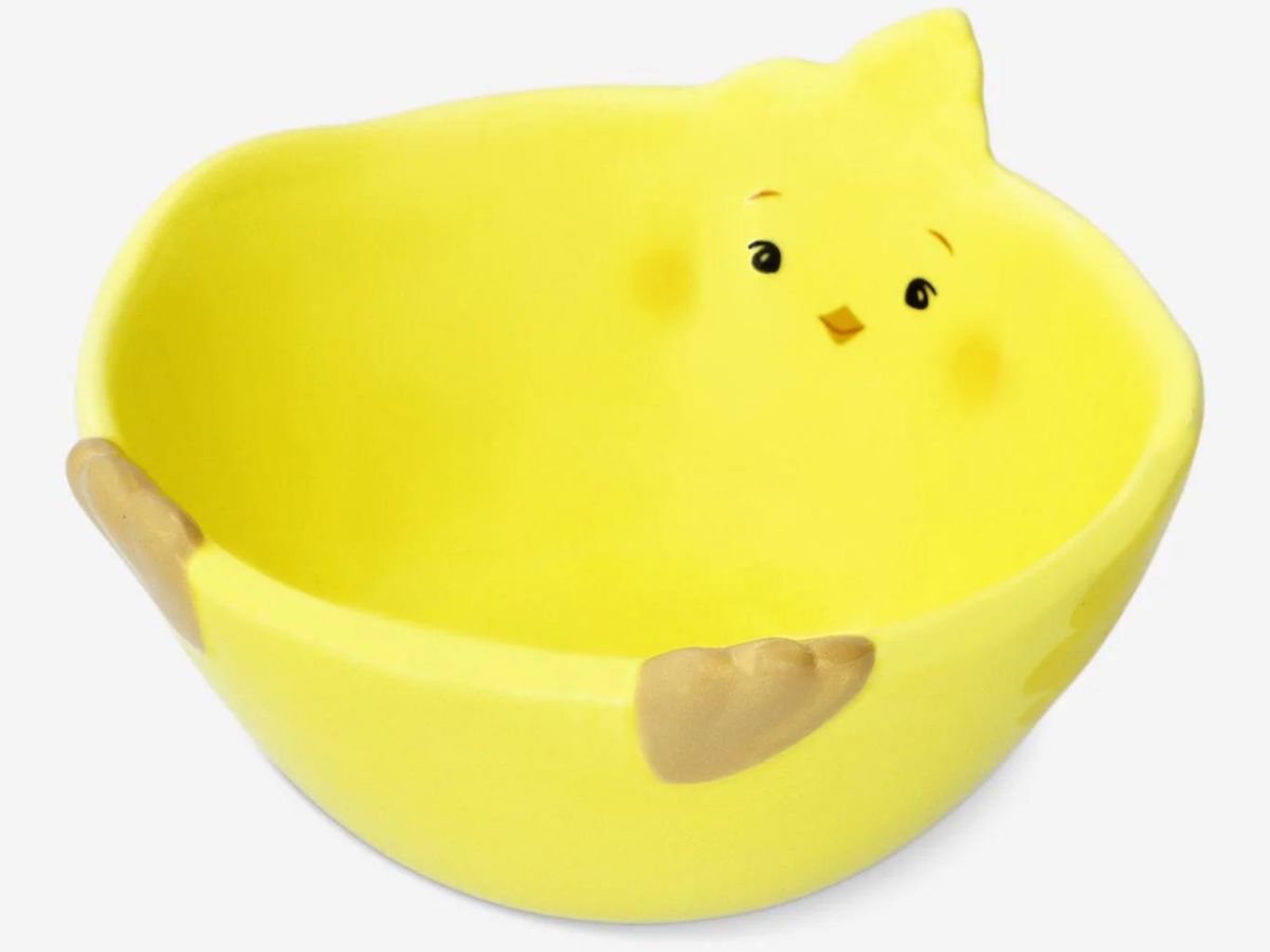 Cuenco de pollito de Pascua.