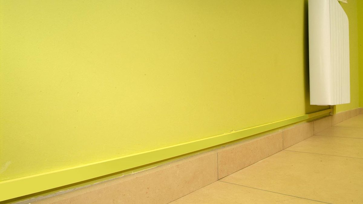 Canaleta en la pared