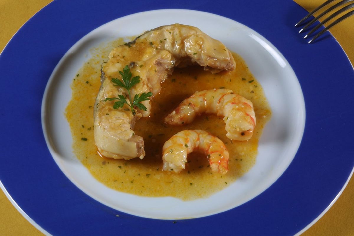 Congrio a la cerveza