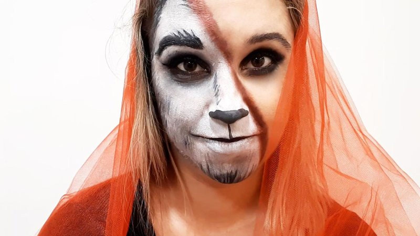 Cómo hacer el maquillaje de Caperucita y el Lobo - paso 12 Cómo hacer el maquillaje de Caperucita y el Lobo - paso 12