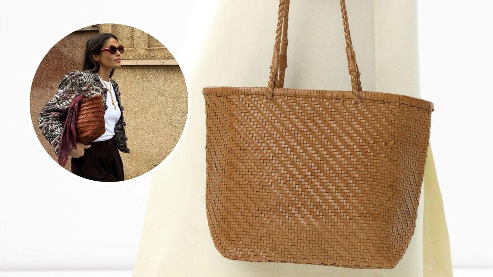 Los bolsos de piel trenzada son atemporales. / Fotos: Parfois y círculo ig: @jessiekass.