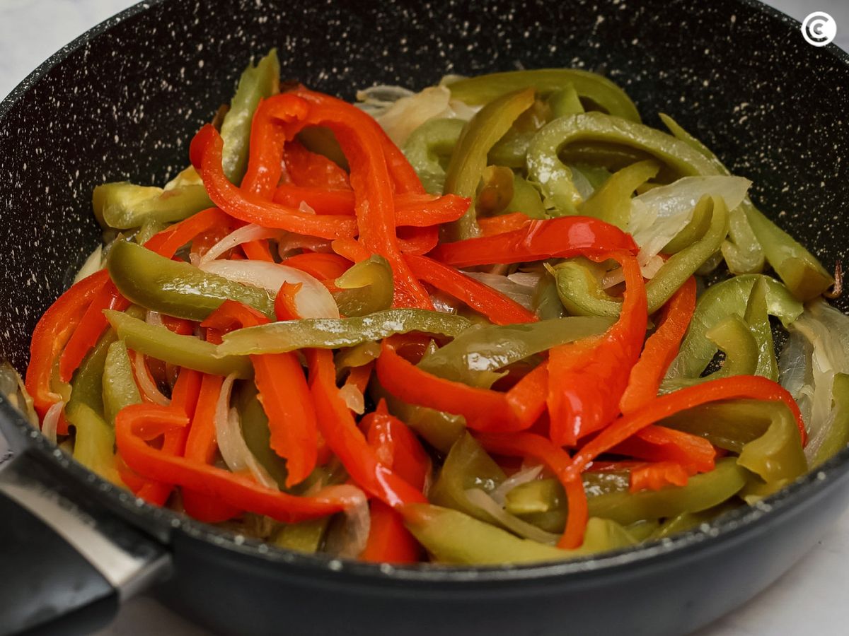 Sofríe todas las verduras