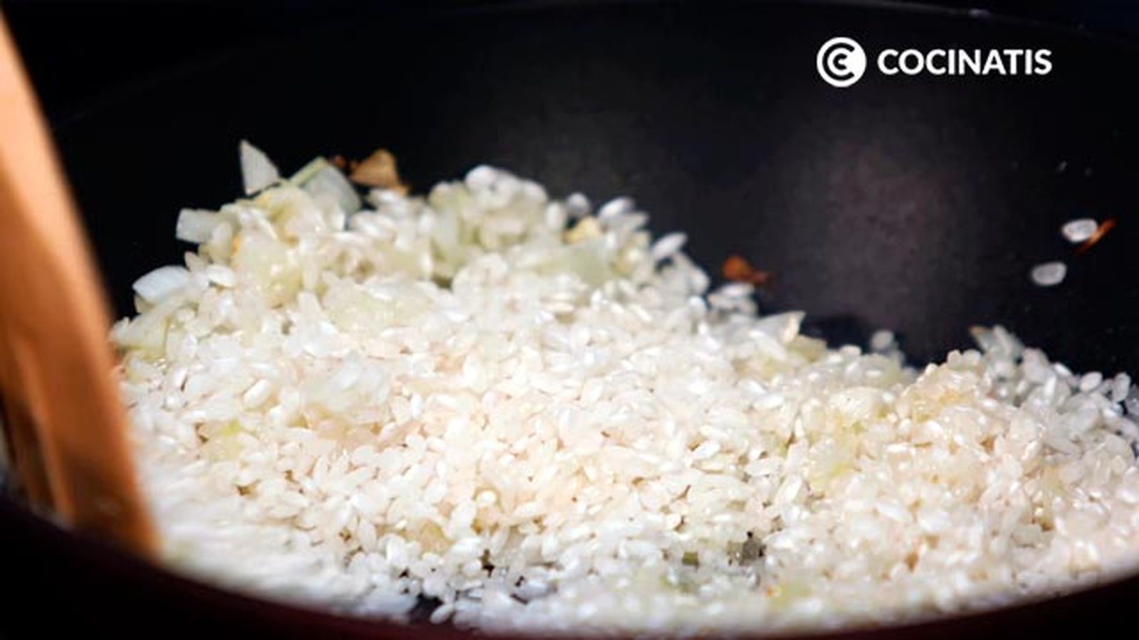 Receta de risotto de bacalao paso 2 Receta de risotto de bacalao paso 2