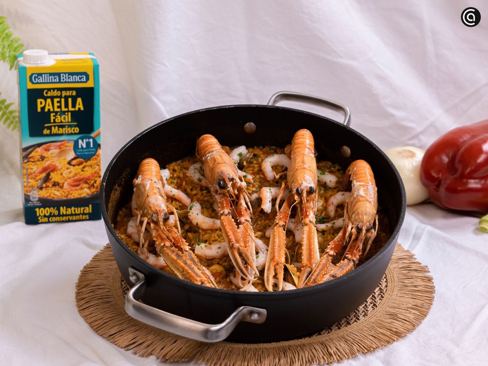 Arroz de marisco, un plato perfecto para las comidas de domingo