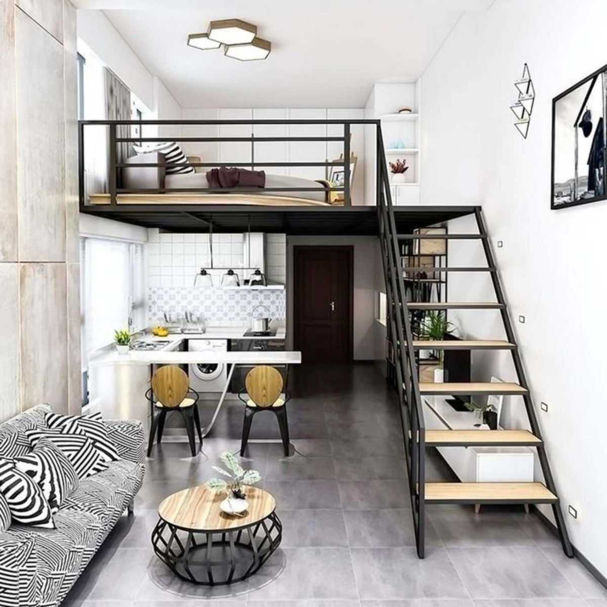 Altillo con dormitorio