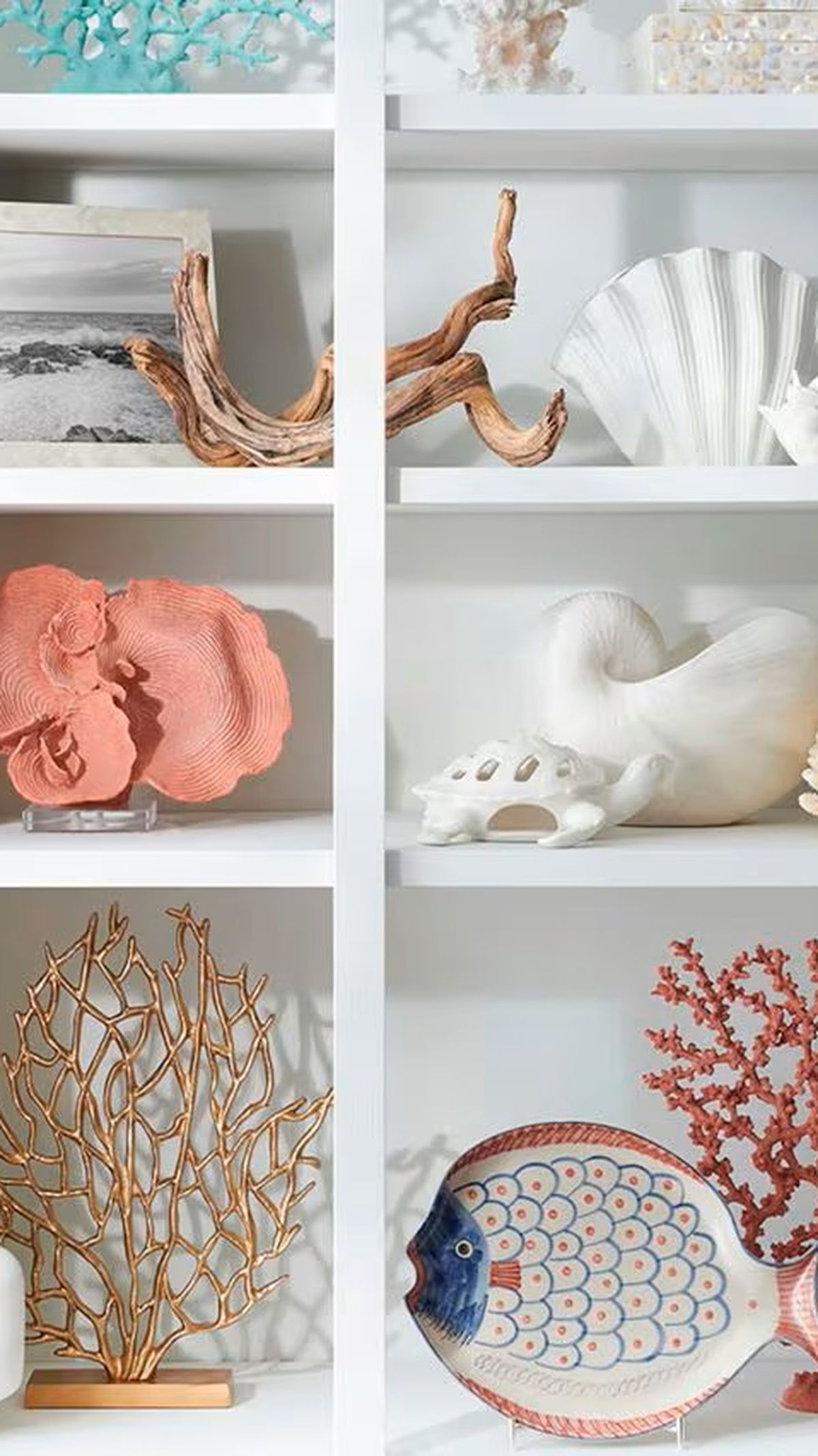 La decoración costera es ideal para integrar los recuerdos de verano