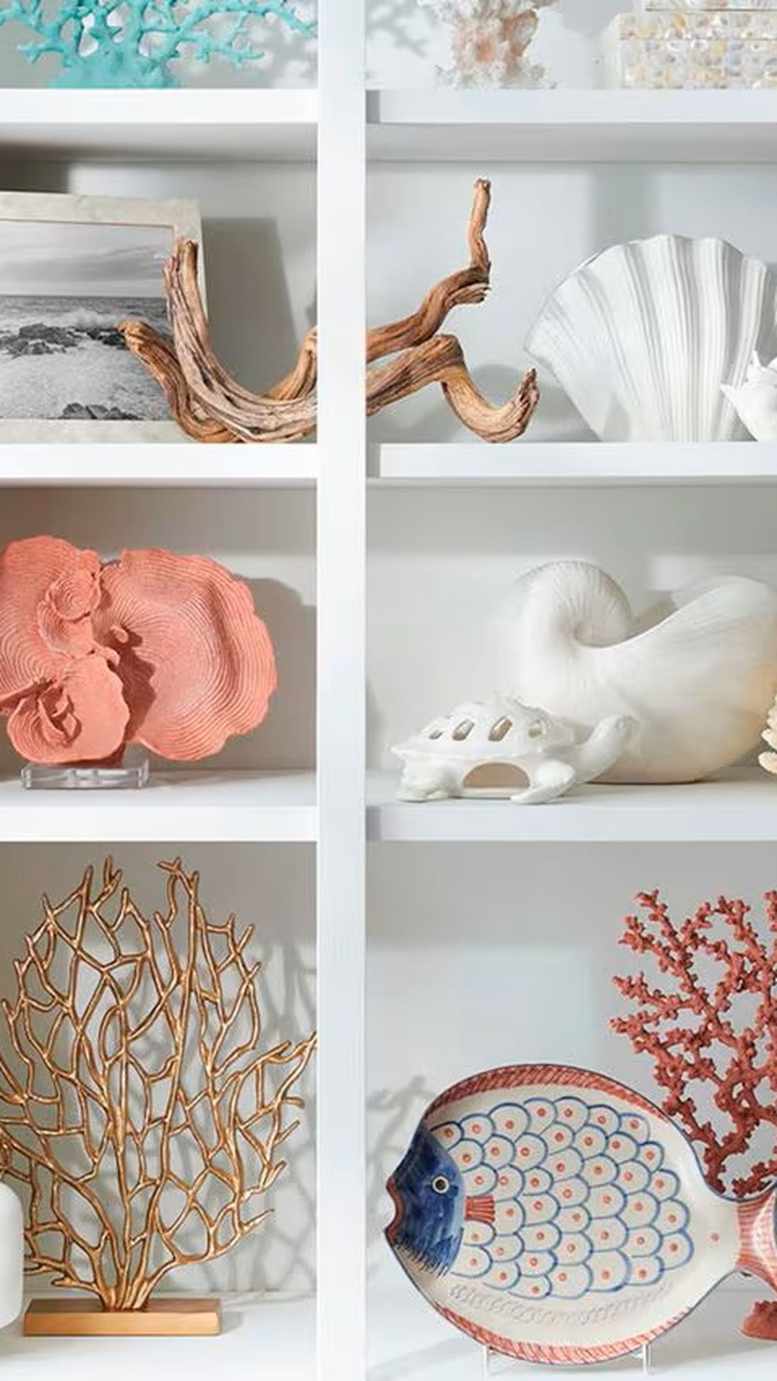 La decoración costera es ideal para integrar los recuerdos de verano