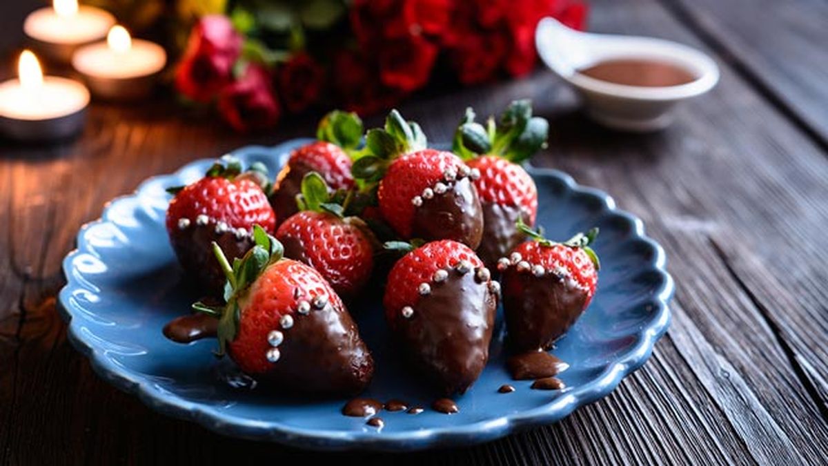 Fresas con chocolate, el postre perfecto para San Valentín