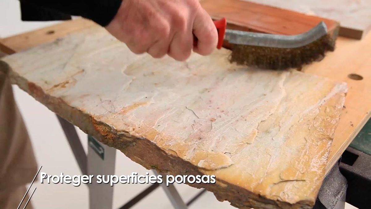 Como proteger superficies porosas paso 1
