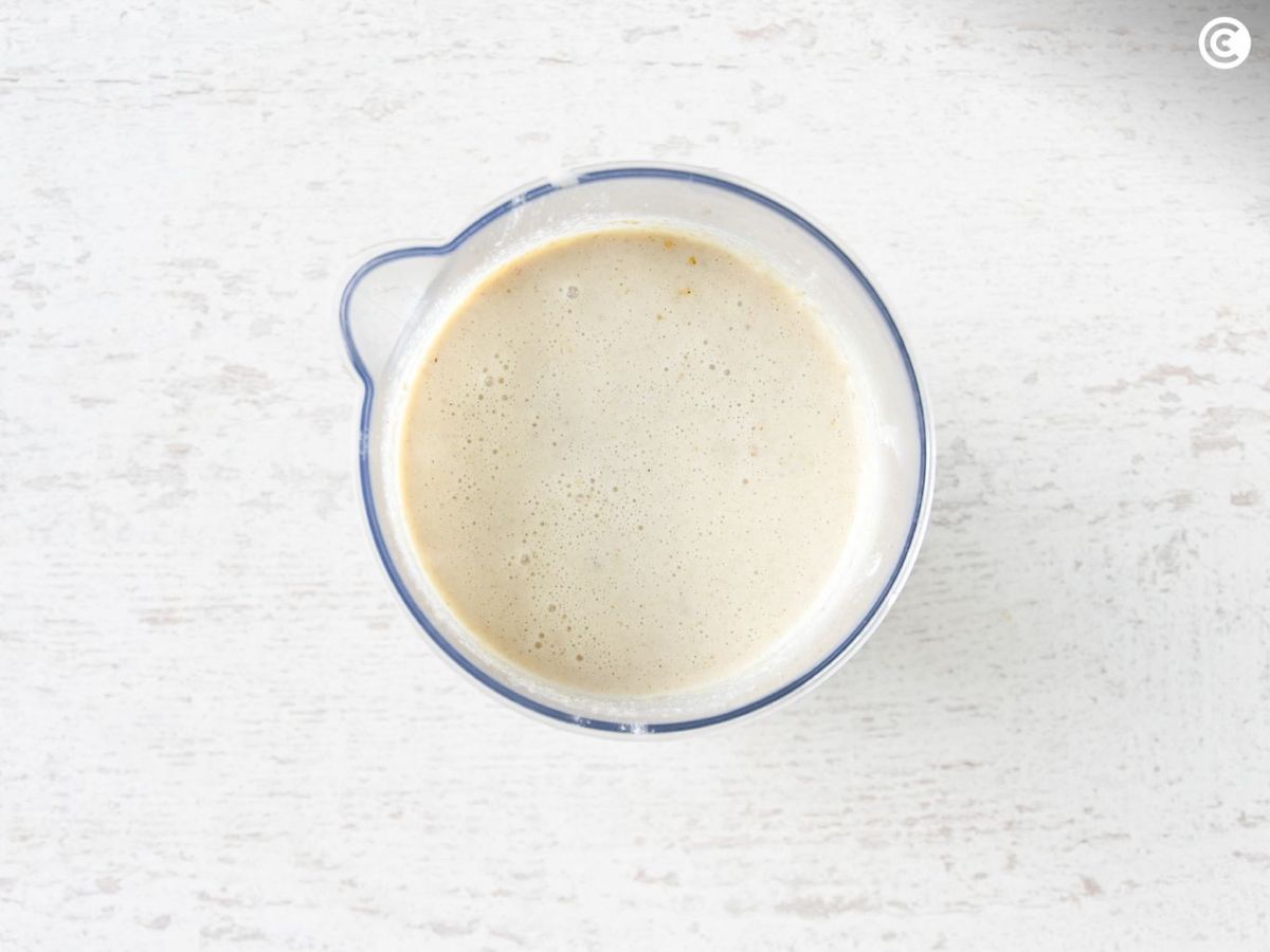 Masa para crepes de avena