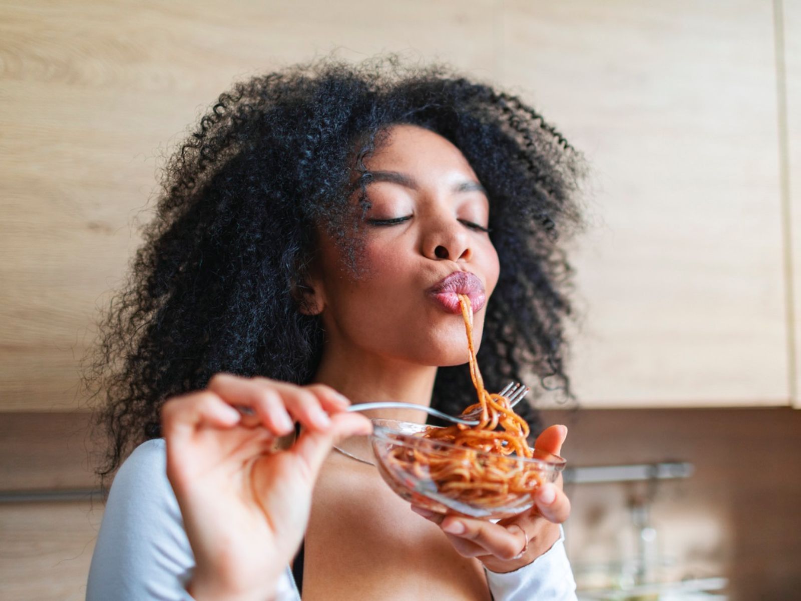 Los espaguetis no son la pasta más adecuada para cocer en microondas Los espaguetis no son la pasta más adecuada para cocer en microondas