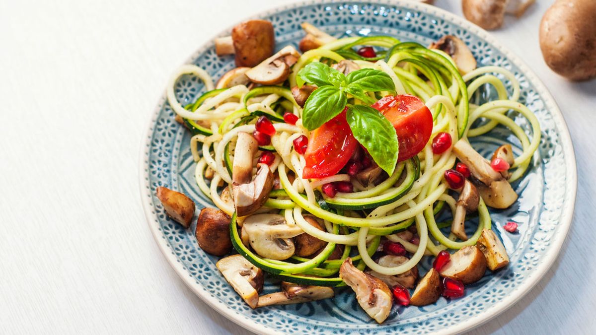 ensalada de espaguetis de calabacin
