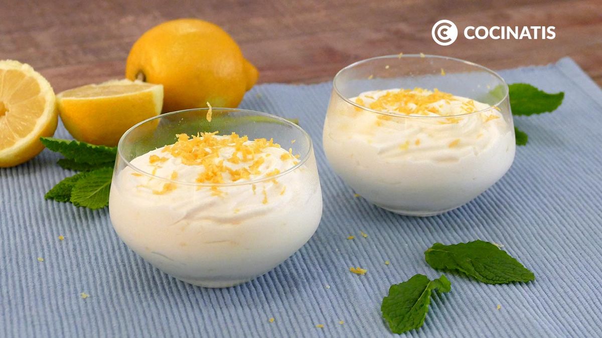 Receta de mousse de limón