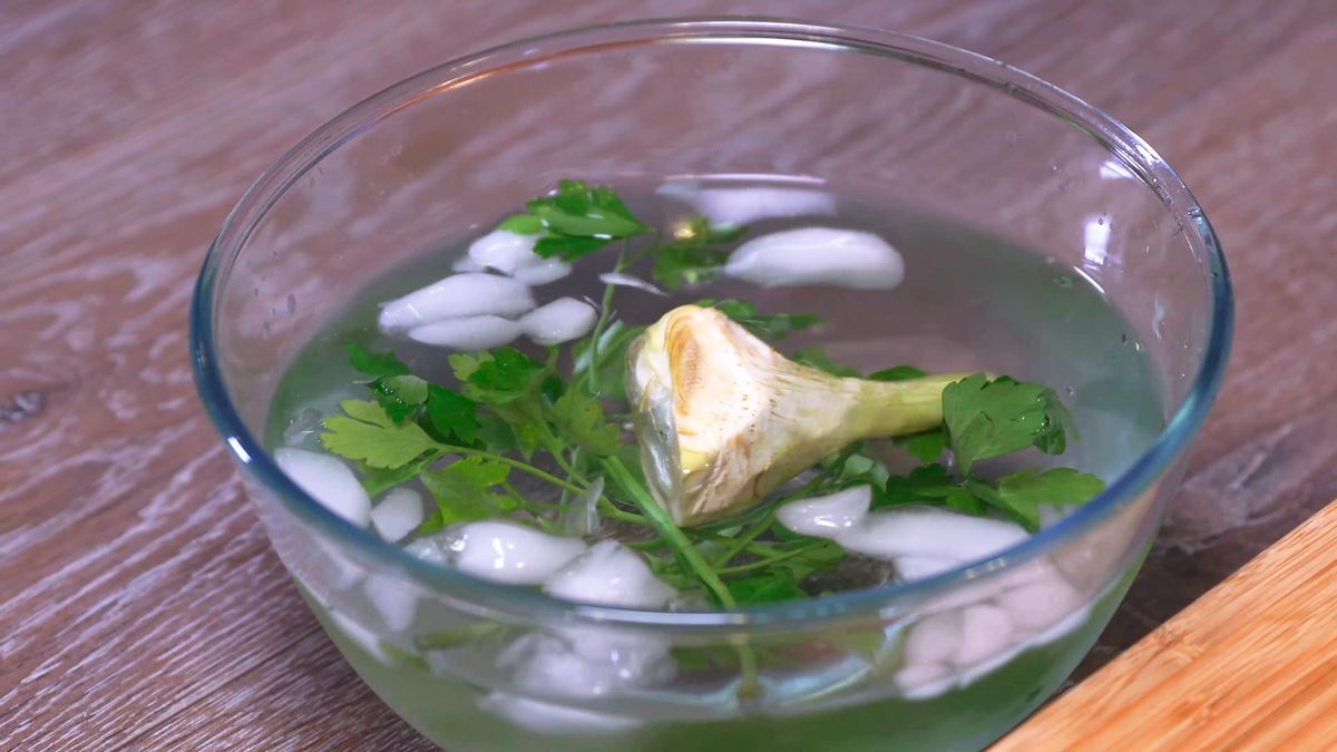 Receta de paella de verduras   paso 3