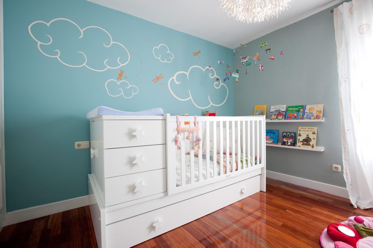 Habitación de bebé funcional d1