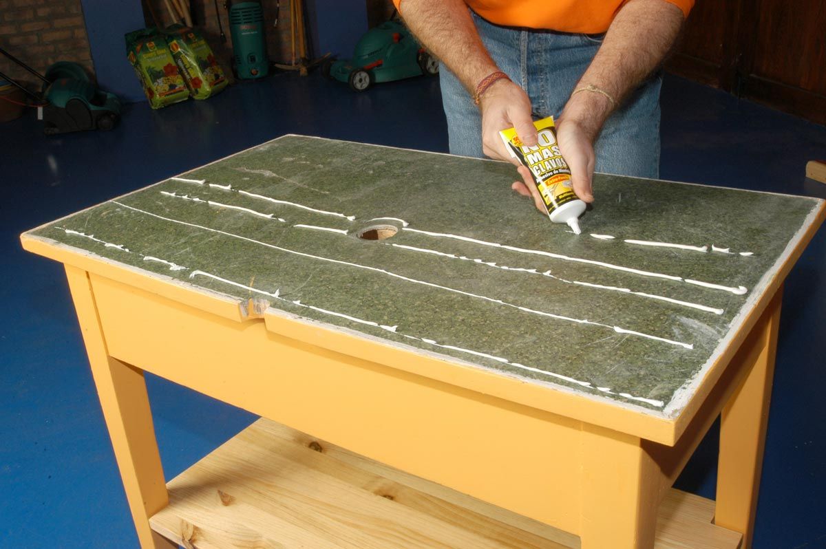 Convertir mesa en lavabo paso 13