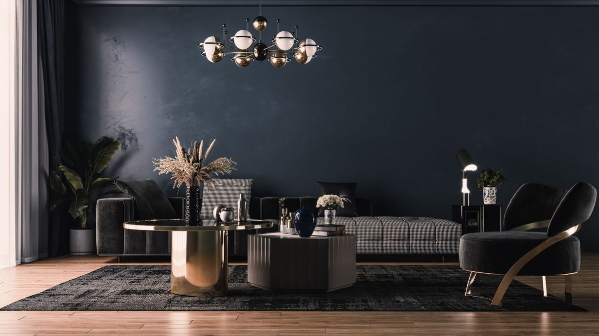 Utiliza muebles que contrasten para crear descanso visual