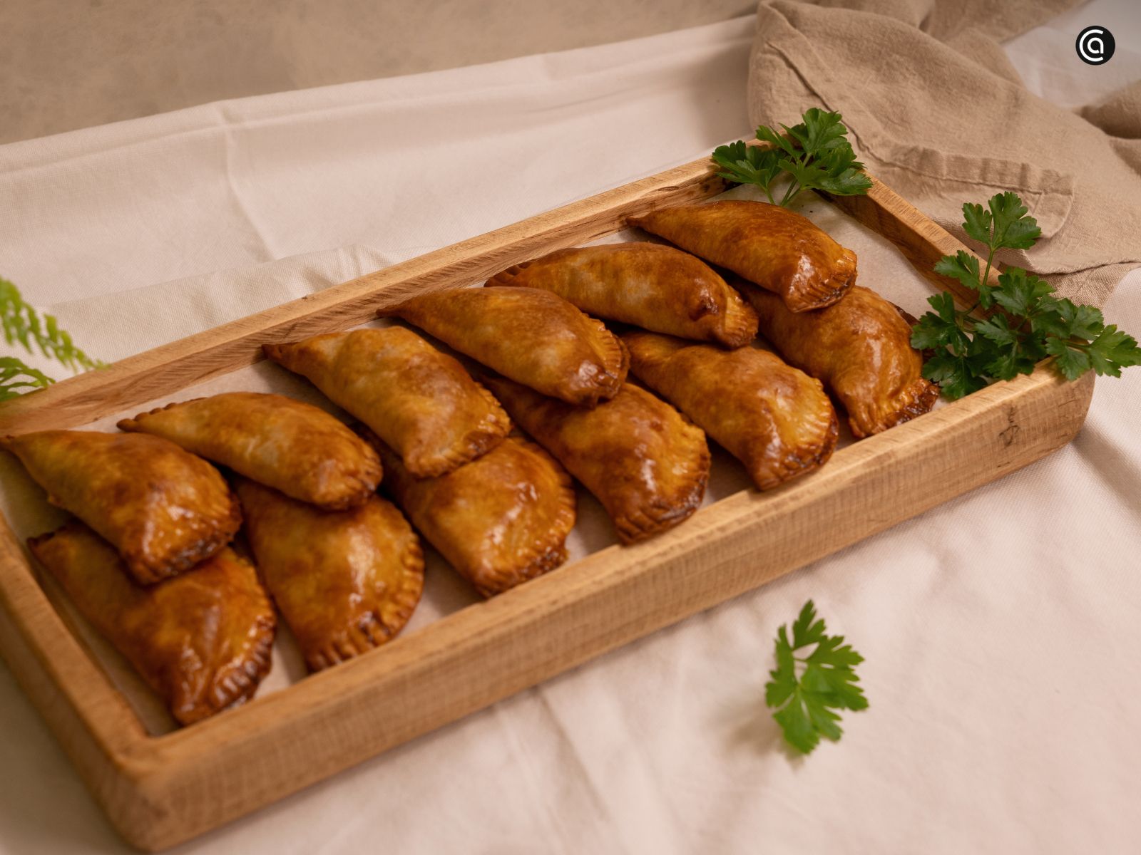 Receta de empanadillas de cecina y queso de cabra