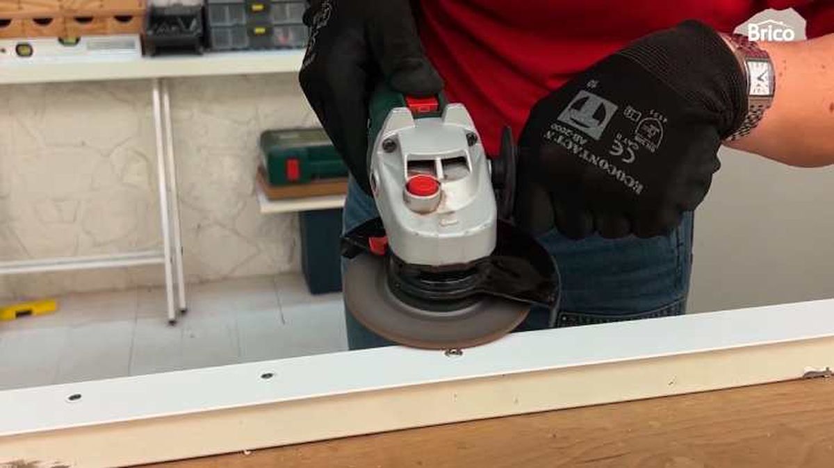 Quitar remaches con amoladora