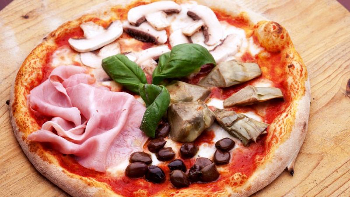 Pizza cuatro estaciones