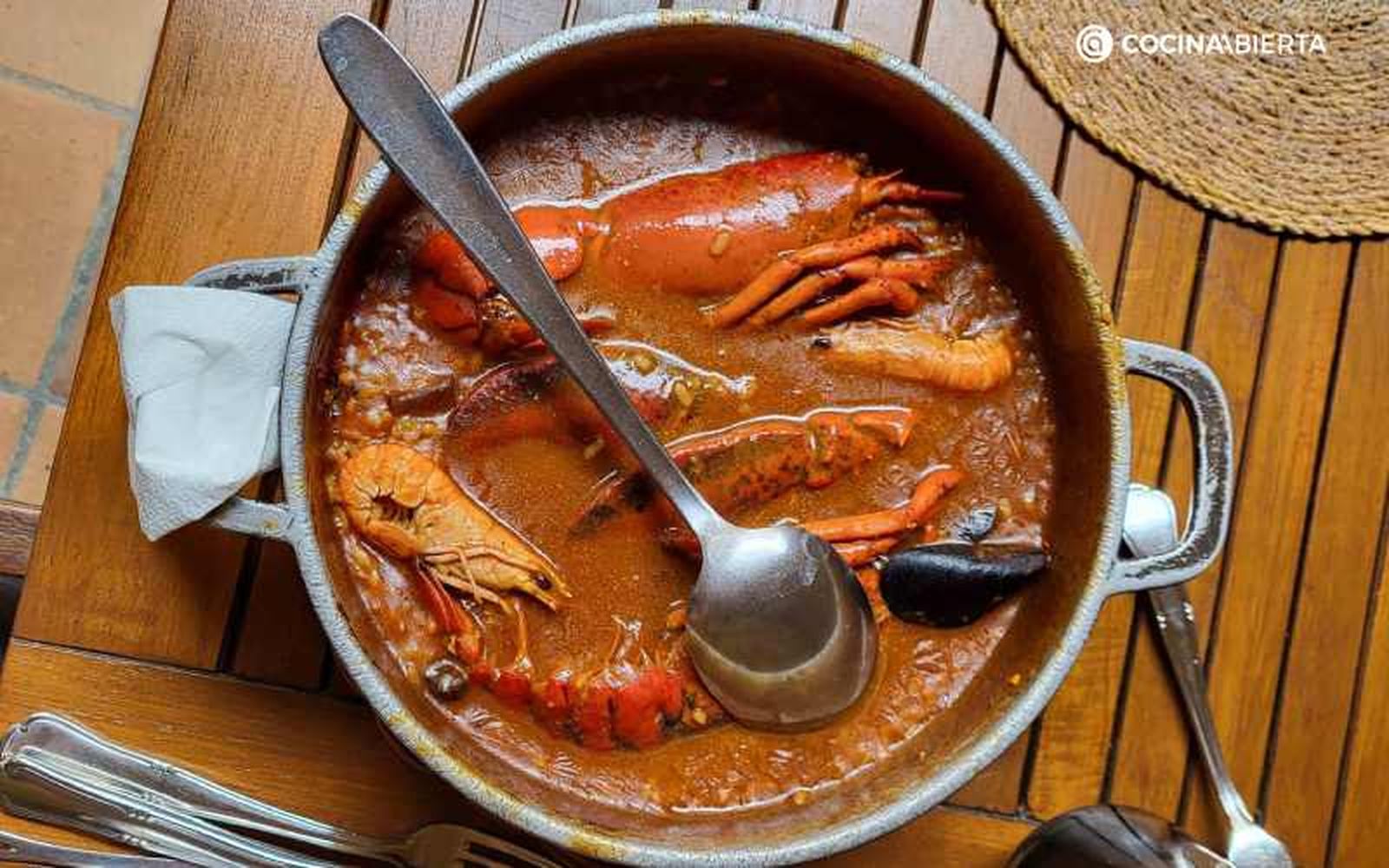 El mejor arroz con bogavante que he comido