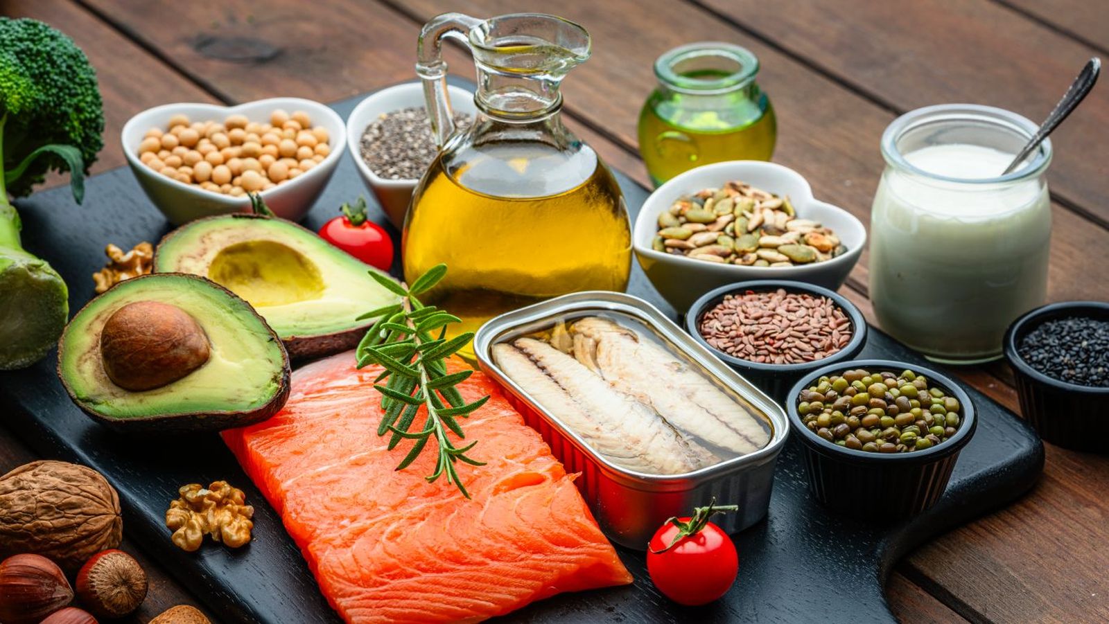 Alimentos con grasas saludables