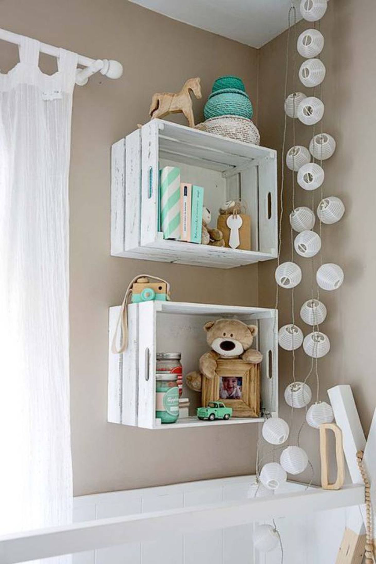 habitacion infantil pequena baldas pinterest micasa revista