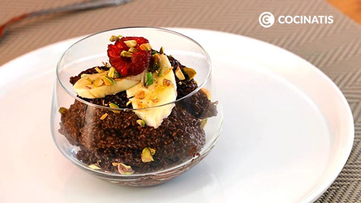 Receta de pudin de chía y chocolate   paso 6