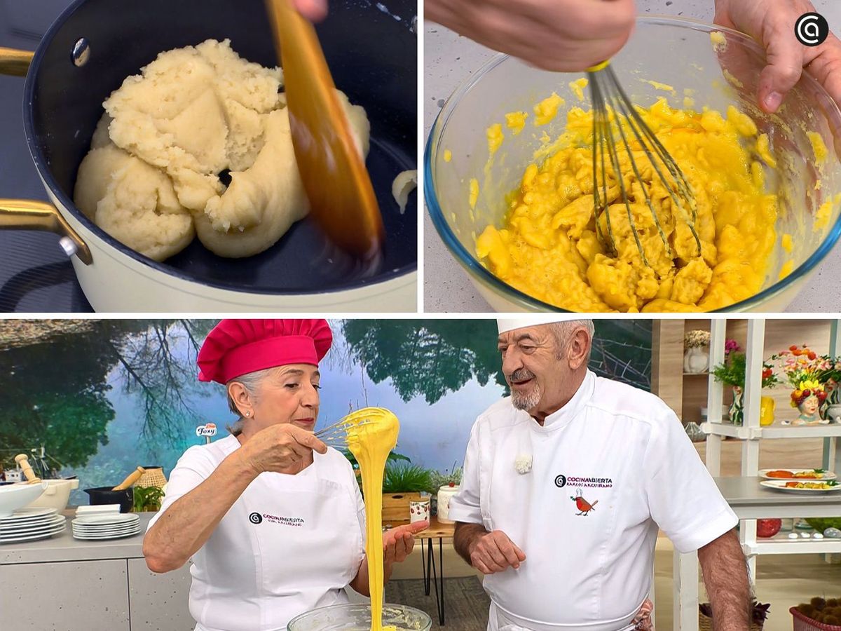 Prepara la masa choux para la tarta Saint Honoré