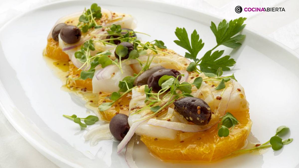 Ensalada de bacalao y naranja, receta de Karlos Arguiñano