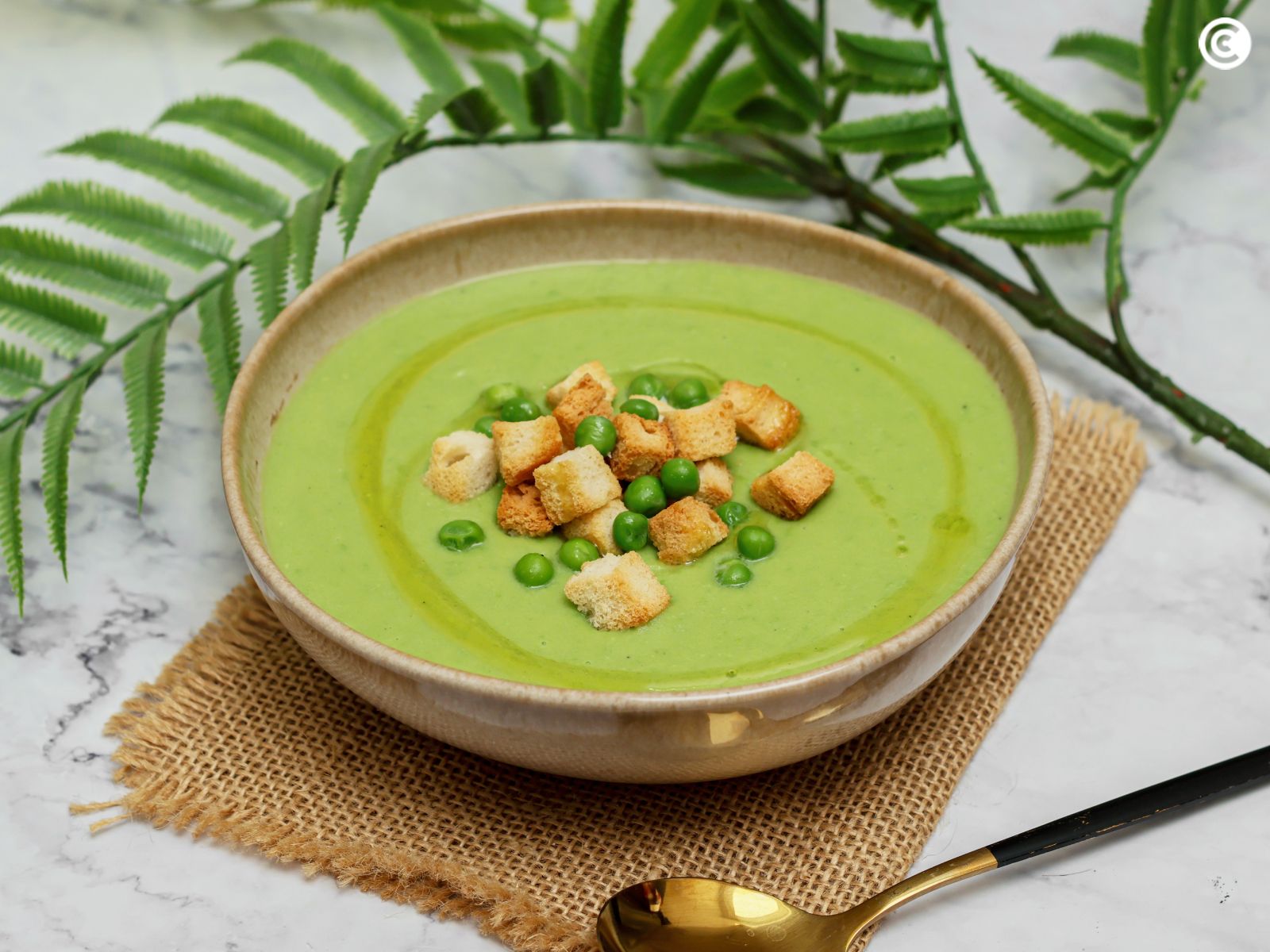 Receta de crema de guisantes